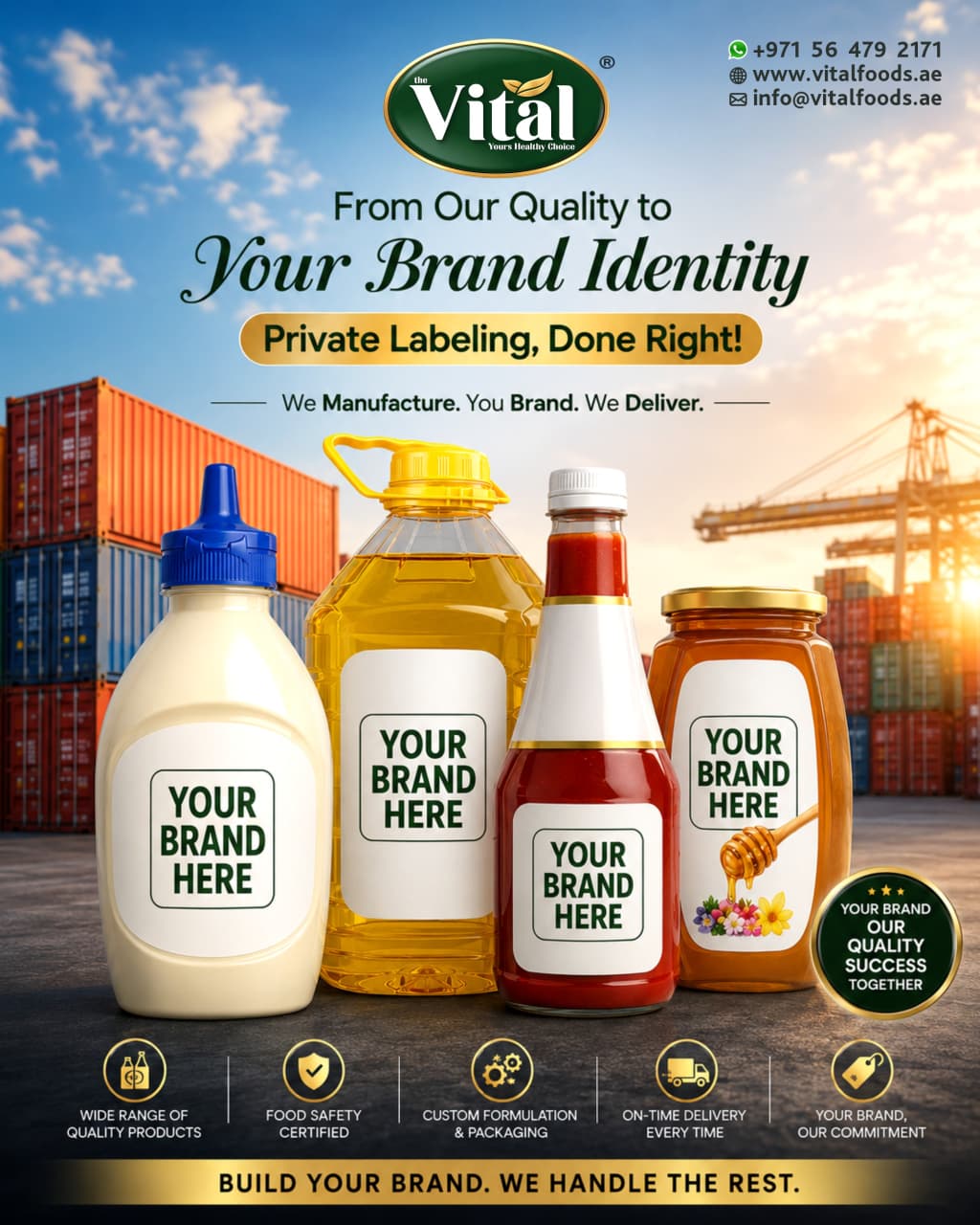 You are currently viewing Private Labeling with Vital Foods: Transform Your Product Ideas into Market-Ready Brands